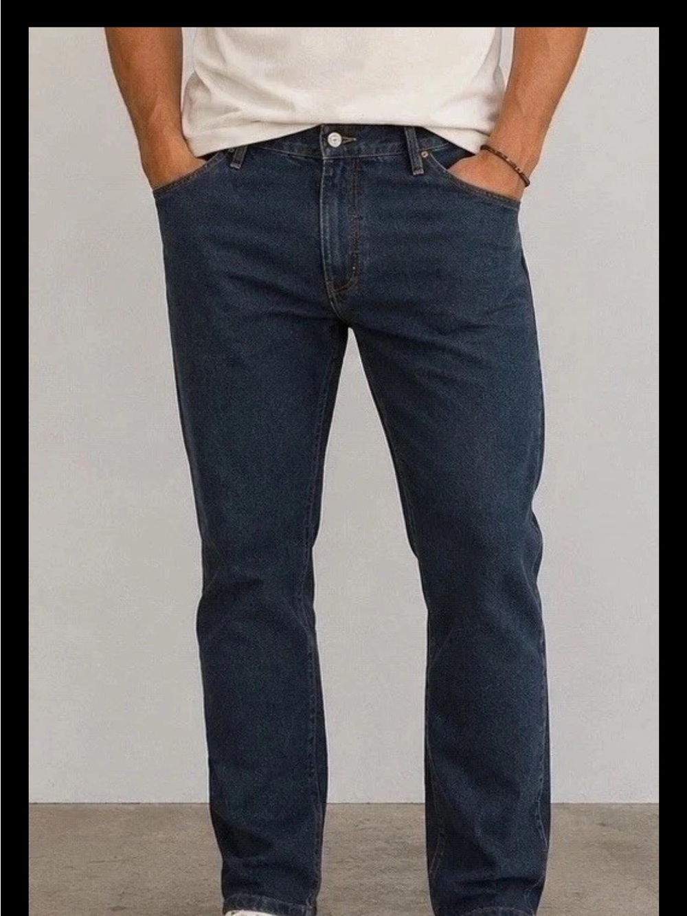 Duke Haband Classic Jeans Elastic Waist Men's Size 32x29 Medium Wash Denim
